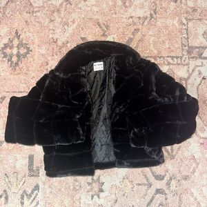 Black Cropped Soft Jacket